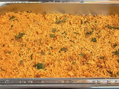Biryani végétarien au buffet du Royal Buffet