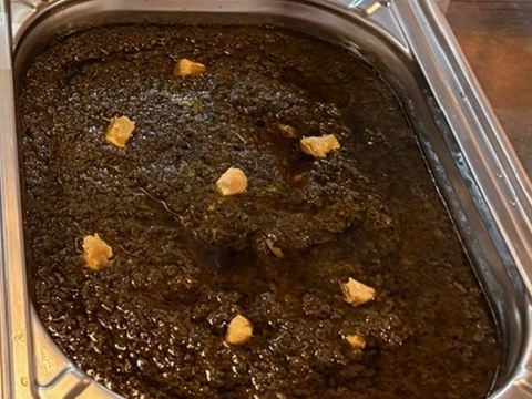Curry d'épinards au buffet du Royal Buffet