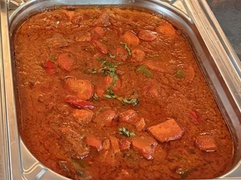 Poulet tikka masala au buffet du Royal Buffet